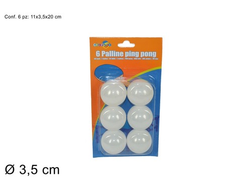 Gioco palline ping pong - ping, 6