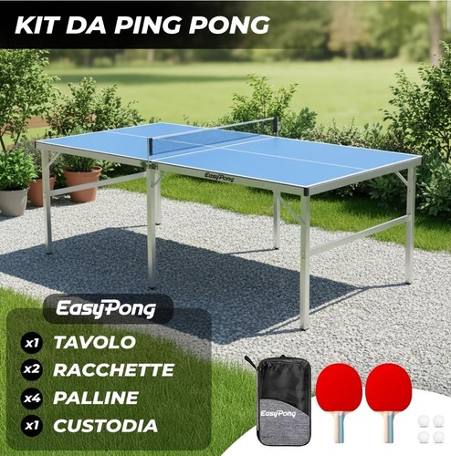 Tavolo ping pong blu - ping,